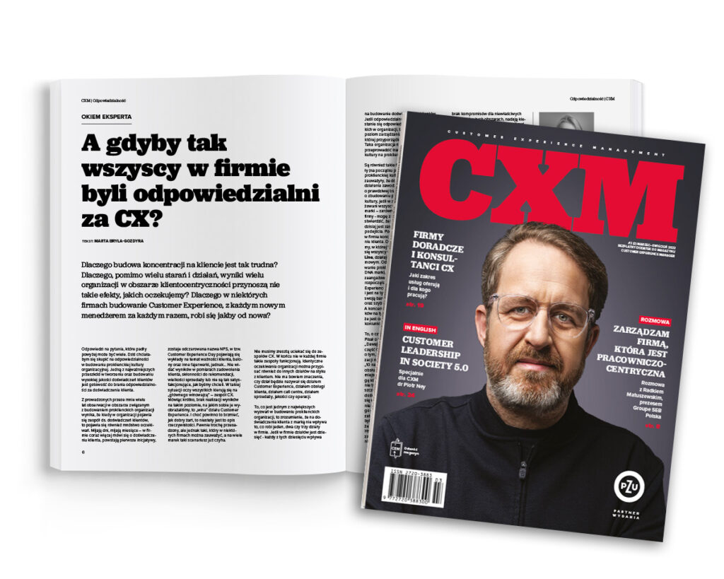 Zdjęcie okładki magazynu Customer Experience Management